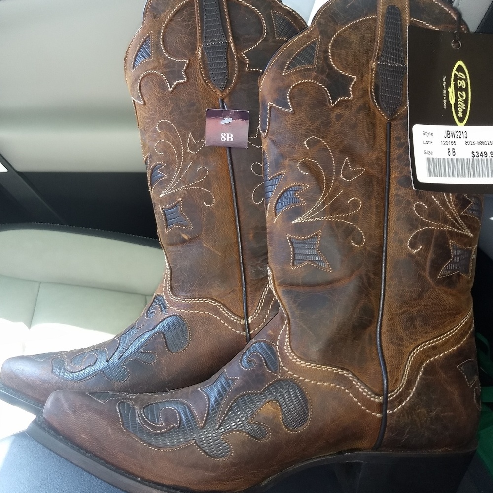 J.B Dillon cowgirl boots (brand new)